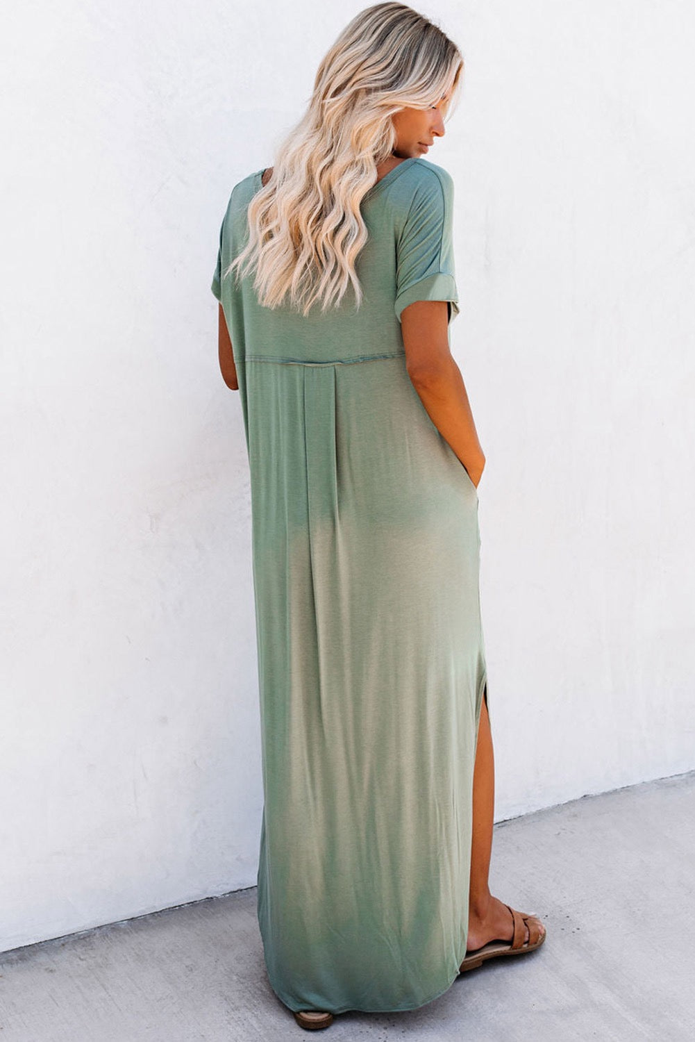 Green Tee Maxi Dress