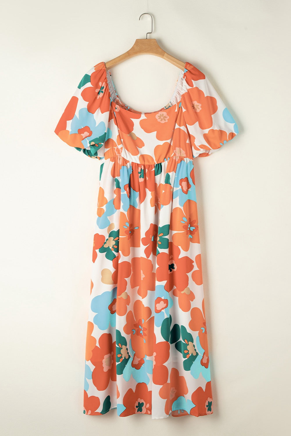 Curvy Orange Blossom Maxi Dress